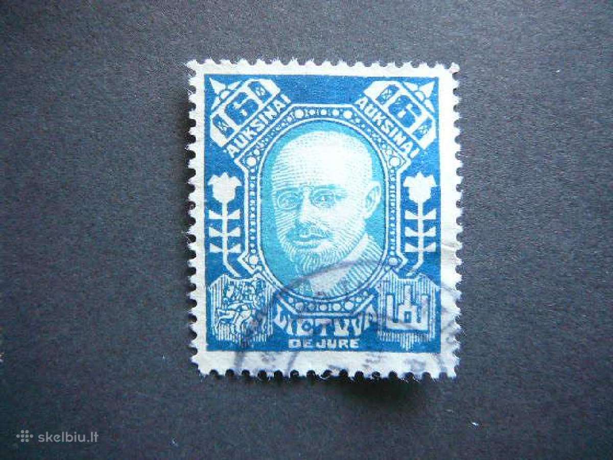 Lietuva 1922 De Jure A. Stulginskis lit135ap