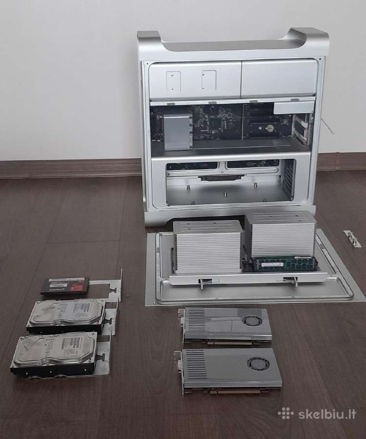 Apple Mac 2*xeon e5520/32gb/2*gt120/128gb+2*500gb - nuotraukos Nr. 7