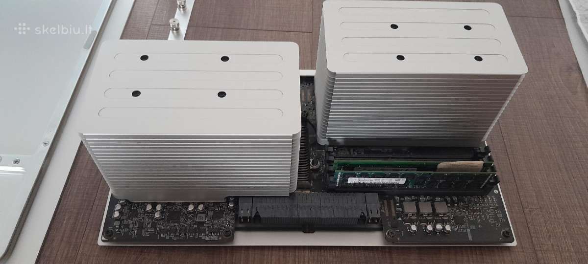Apple Mac 2*xeon e5520/32gb/2*gt120/128gb+2*500gb - nuotraukos Nr. 12