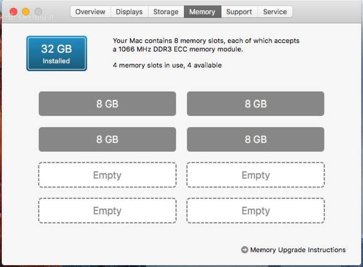 Apple Mac 2*xeon e5520/32gb/2*gt120/128gb+2*500gb - nuotraukos Nr. 16