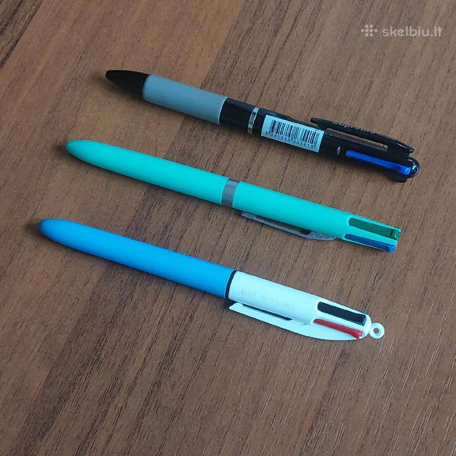 Kolekciniai universalus tušinukai ,3 ir 4 spalvų . - nuotraukos Nr. 3