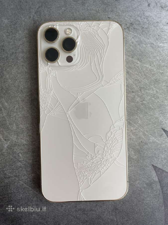 iPhone 12 Pro Max Gold originali galinė dalis - Skelbiu.lt