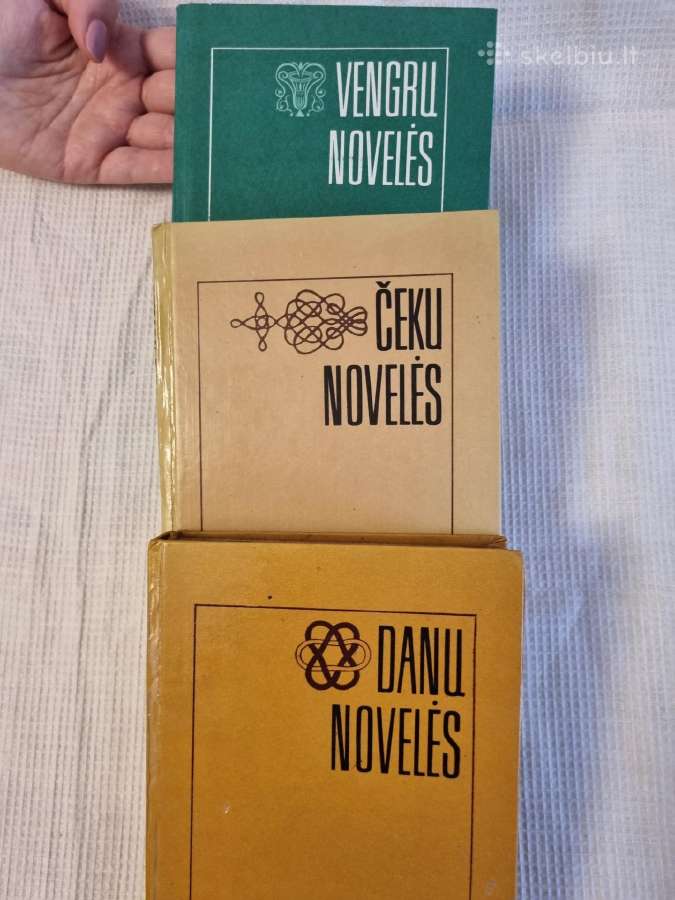 Čekų , danų , vengrų novelės 3 knygos