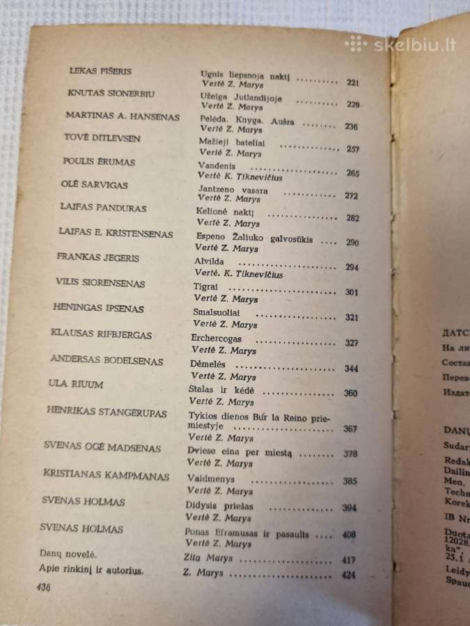 Čekų , danų , vengrų novelės 3 knygos - nuotraukos Nr. 4