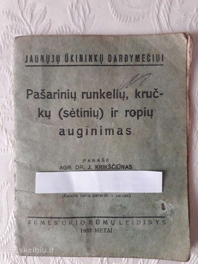 Antikvaras senos tarpukario knygos, brošiūros