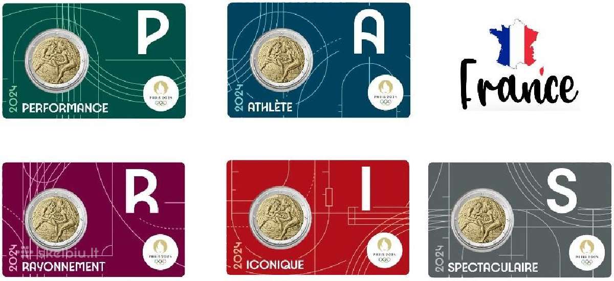 Prancūzijos proginės euro monetos - nuotraukos Nr. 6