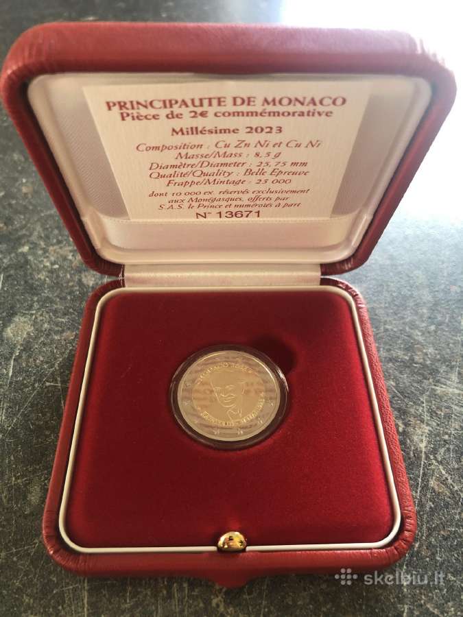 Monako 2023 moneta - nuotraukos Nr. 2