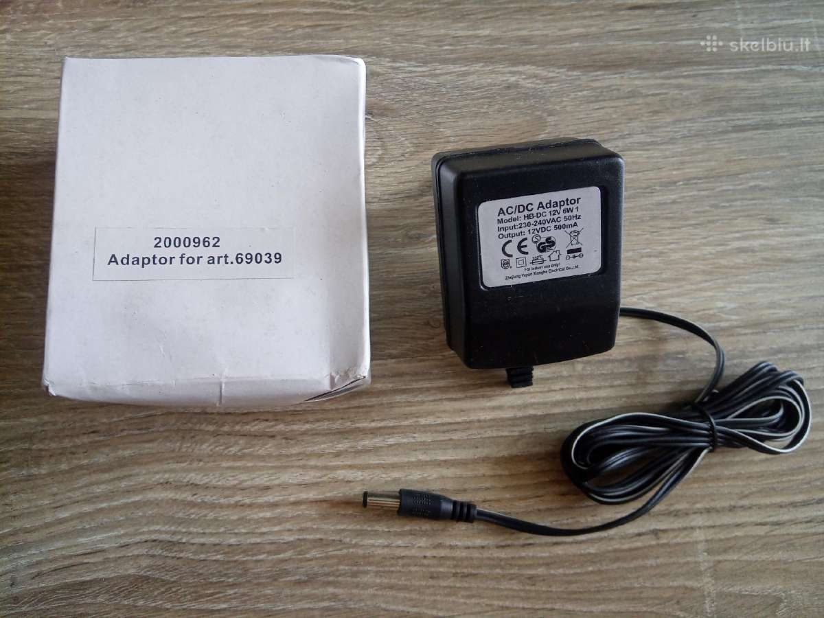 Maitinimo blokas 12v ac adapteris - nuotraukos Nr. 2