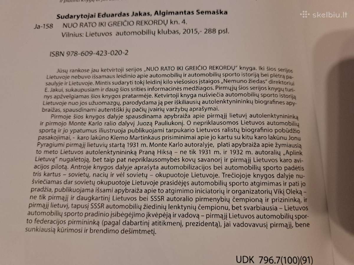 Nuo rato iki greičio rekordų III-iv' - nuotraukos Nr. 21