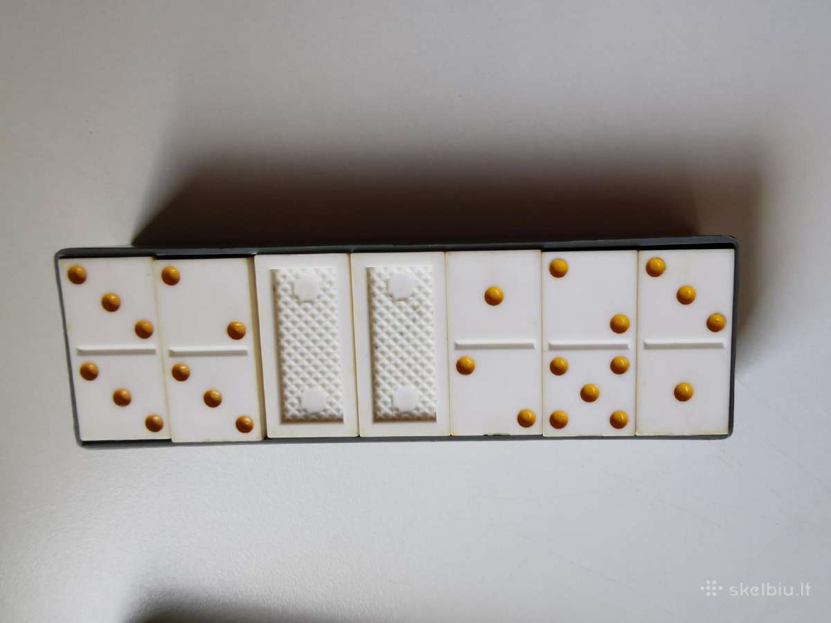 Tarybinių laikų stalo žaidimas domino - nuotraukos Nr. 9