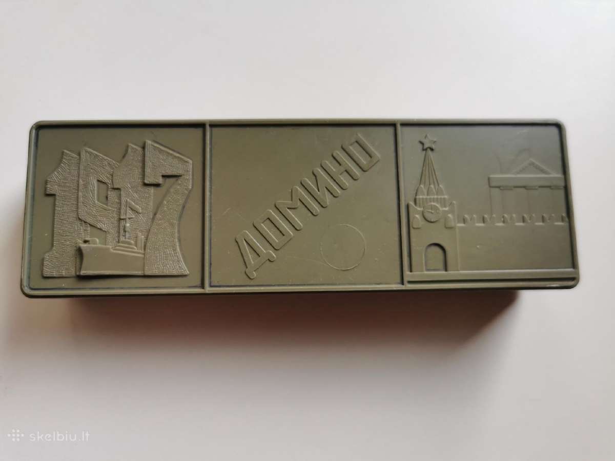 Tarybinių laikų stalo žaidimas domino