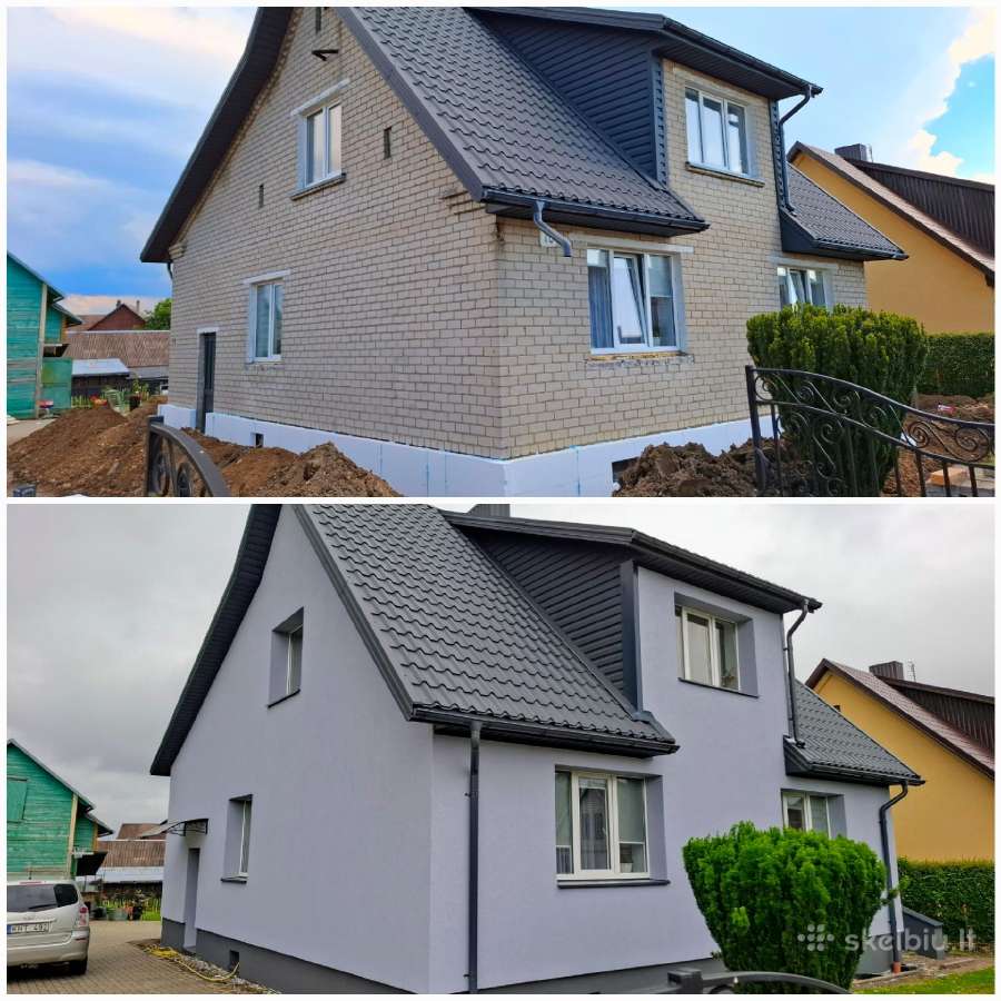 Fasadų šiltinimas, dekoras, klinkeris. Klaipėda - nuotraukos Nr. 21