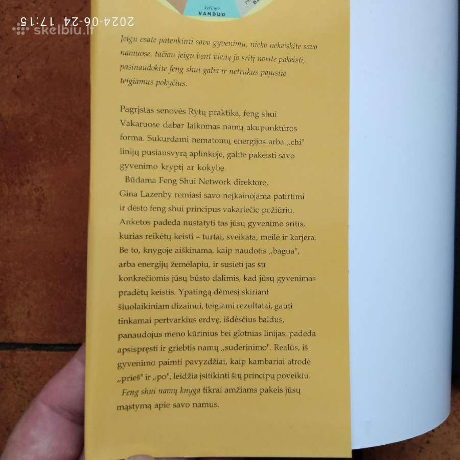 Gina Lazenby "Feng šui namų knyga" 1999 metai. - nuotraukos Nr. 4