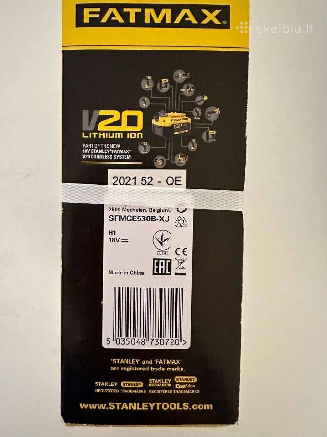 Statybinis fenas Stanley Fatmax 18v - nuotraukos Nr. 3