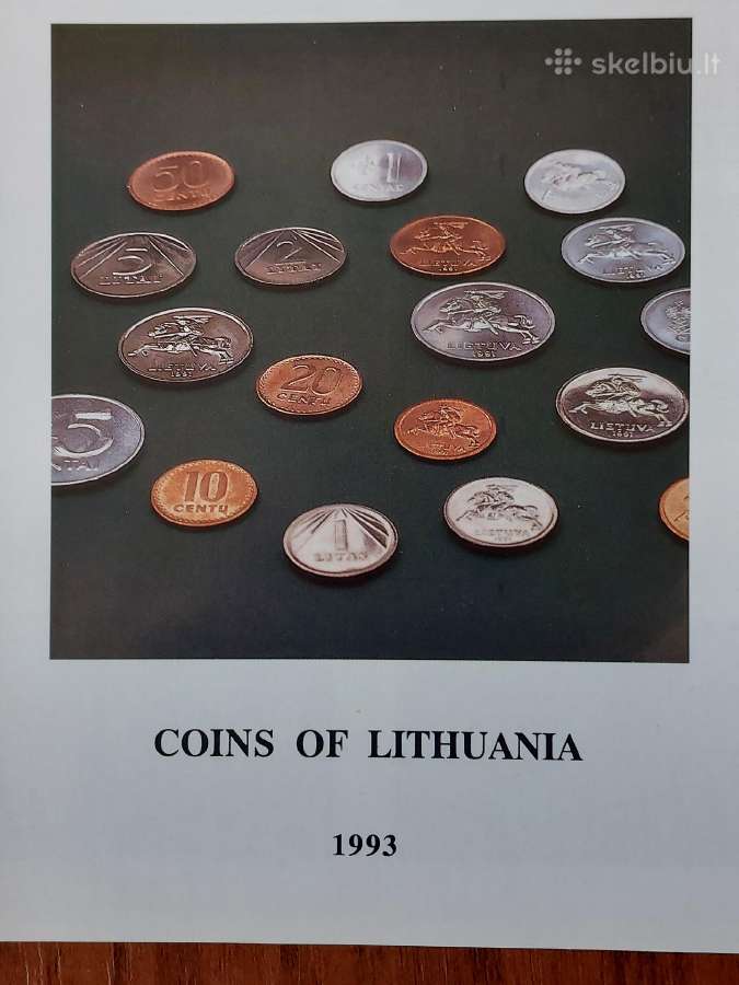 Lietuviškos monetos 50 centų 1991 m. - nuotraukos Nr. 17