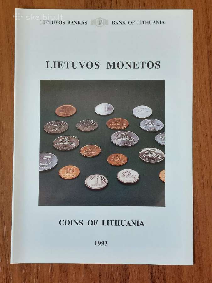 Lietuviškos monetos 50 centų 1991 m. - nuotraukos Nr. 32
