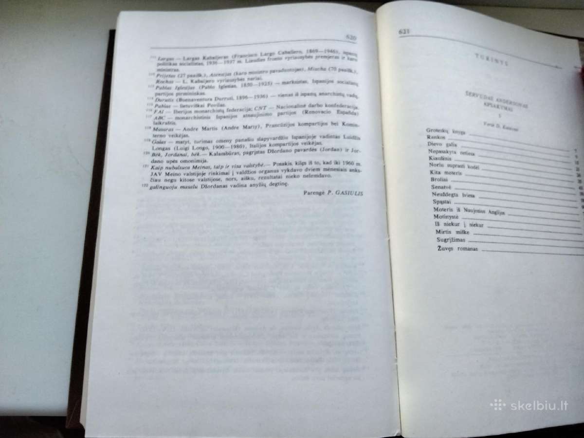 Š. Andersono apsakymai, E. Hemingvėjaus romanas - nuotraukos Nr. 8