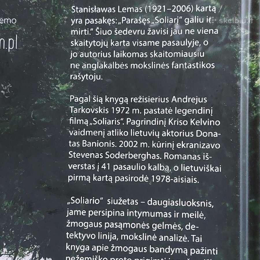 Stanislaw Lem -Solaris / 2014 m. - nuotraukos Nr. 6
