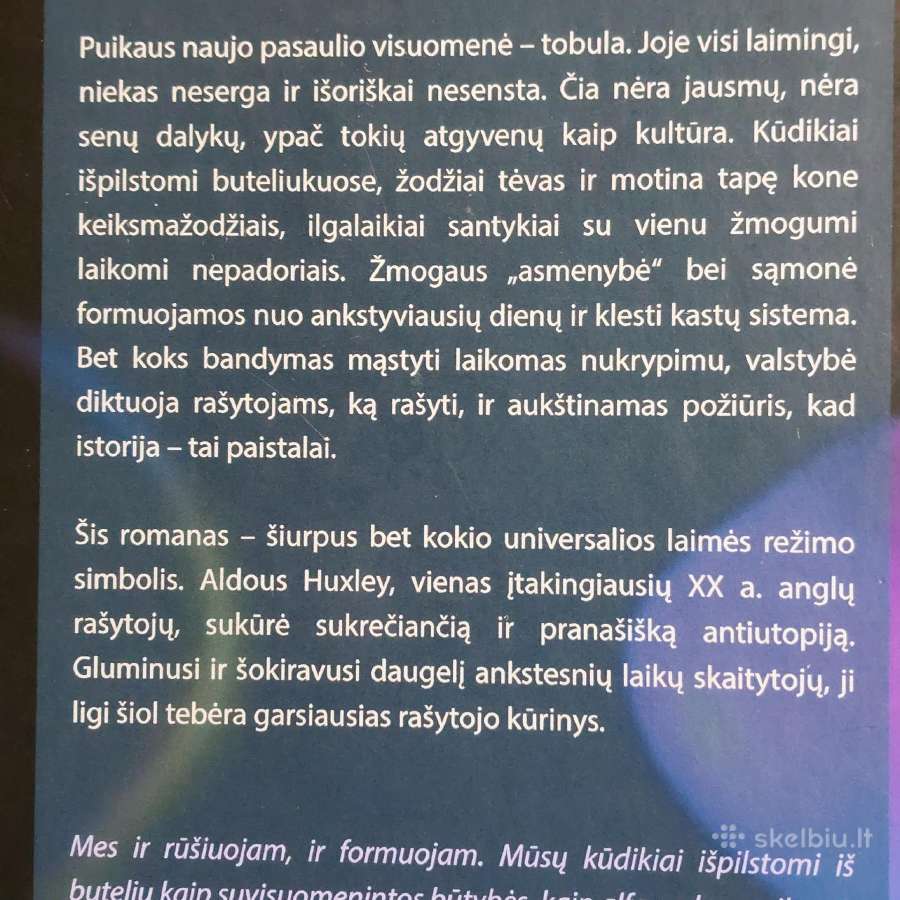 Aldous Huxley - " Puikus naujas pasaulis ". - nuotraukos Nr. 5