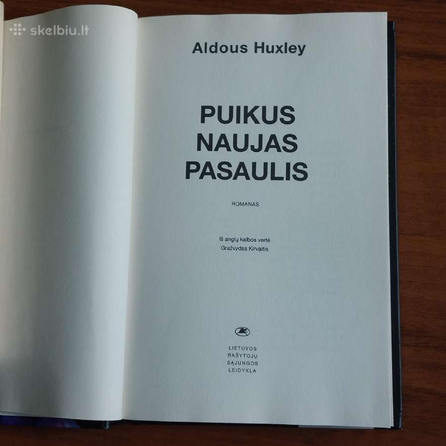 Aldous Huxley - " Puikus naujas pasaulis ". - nuotraukos Nr. 8