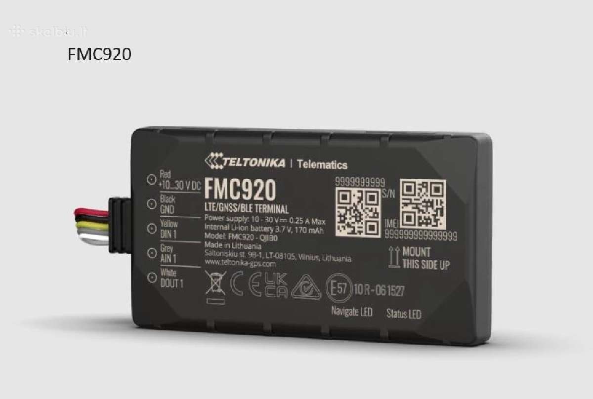 Stebėjimo įranga GPS Fmc920