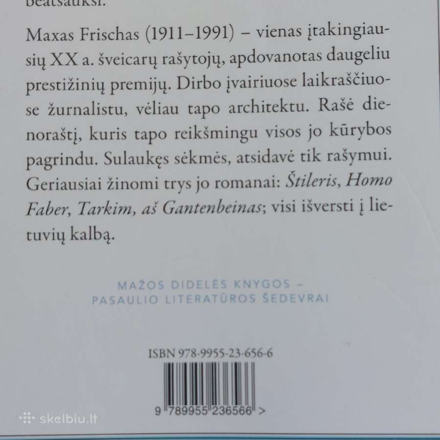 Max Frisch - " Homo Faber ". - nuotraukos Nr. 7