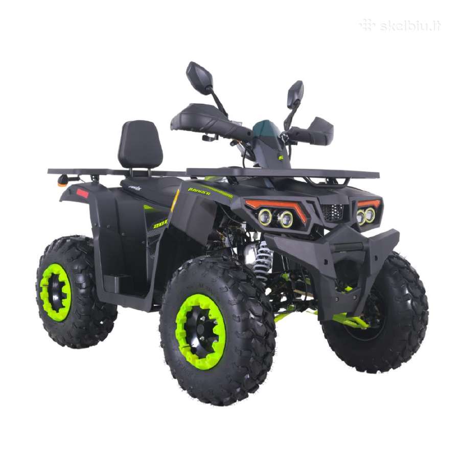 Benzininis keturratis Asix Ranger 250cc 10" 1+1 - nuotraukos Nr. 8