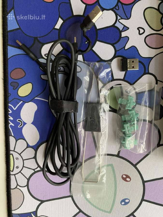 Royal Kludge Rk61 Plus juoda belaidė mechaninė kla - nuotraukos Nr. 3
