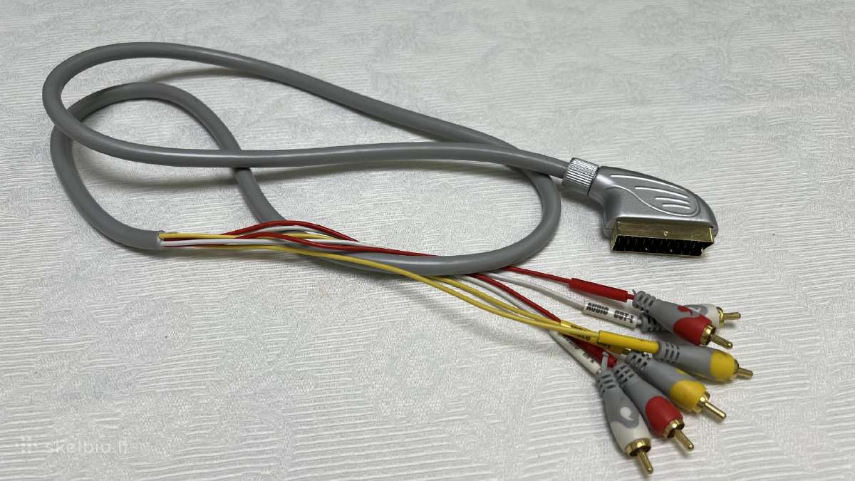 Laidas Scart -6x rca