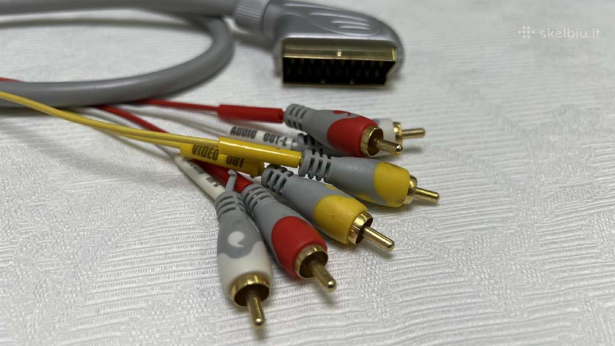 Laidas Scart -6x rca - nuotraukos Nr. 2