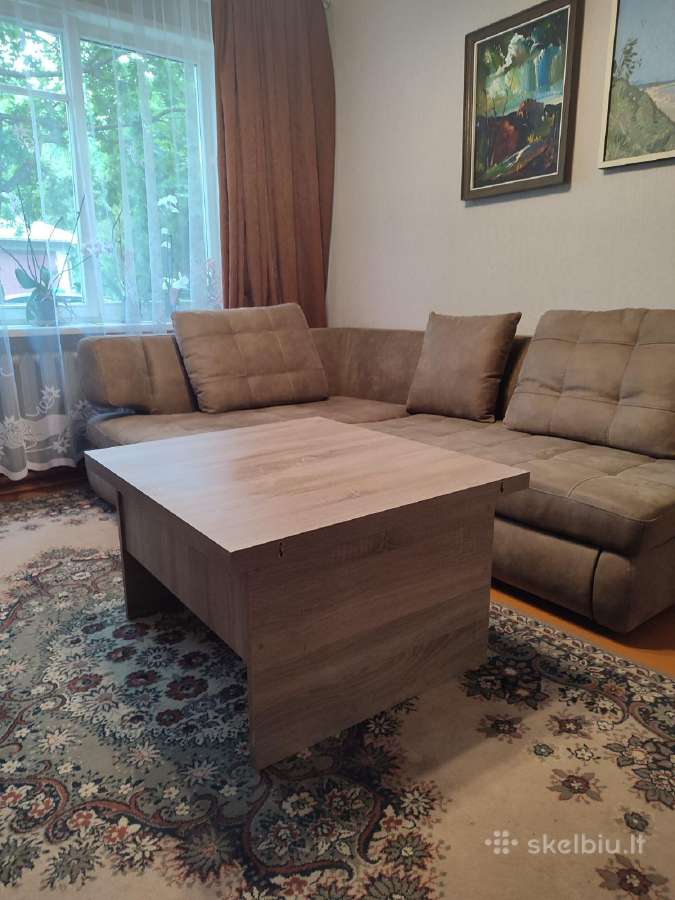 Isskleidziamas modernus stalas, stalo plotis 80cm