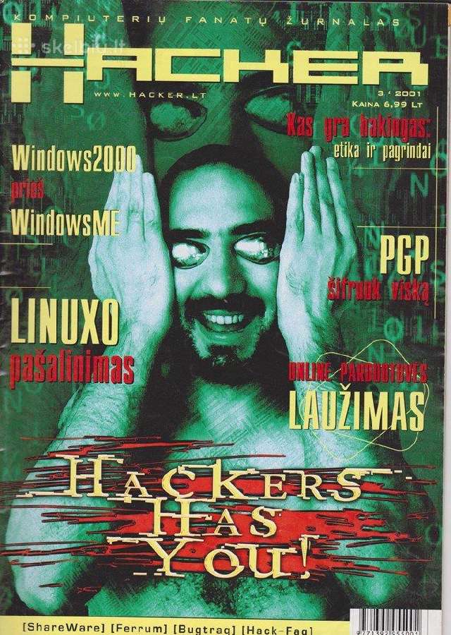 Ieškau žurnalų "hacker/hakeris"