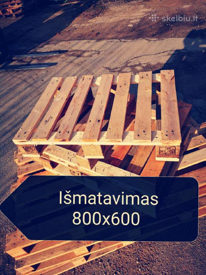 Medinis padėklas/ palete 600x800 mm - nuotraukos Nr. 11