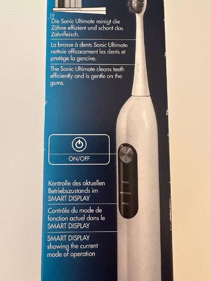 Ultragarsinis dantų šepetėlis Trisa Sonic ultimate - nuotraukos Nr. 7