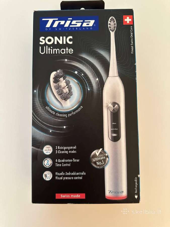 Ultragarsinis dantų šepetėlis Trisa Sonic ultimate