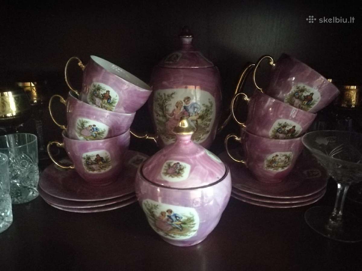 Nenaudotas retro servizas Wloclawek porcelana - nuotraukos Nr. 2
