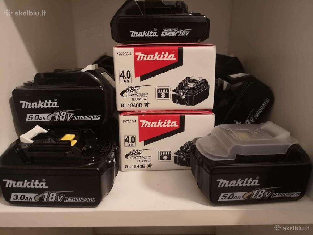 Nauji makita įrankiai 18v parduodami atskirai - nuotraukos Nr. 5