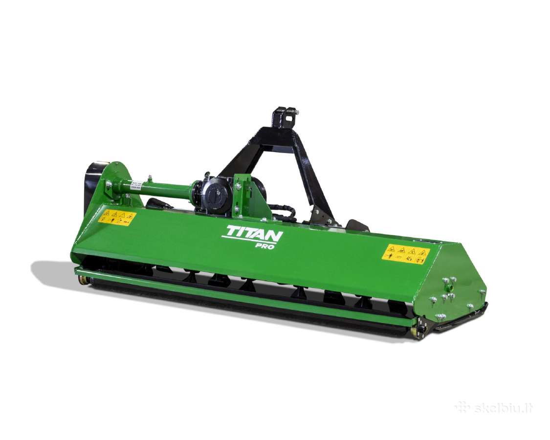 Titan Pro mulčeris 1,8m su pastūma 1950 eur su PVM