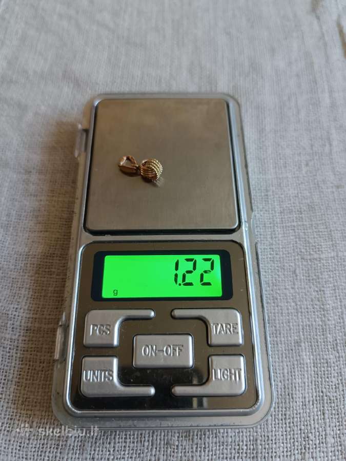 Tarybinių laikų auksinis pakabukas 583 - nuotraukos Nr. 6