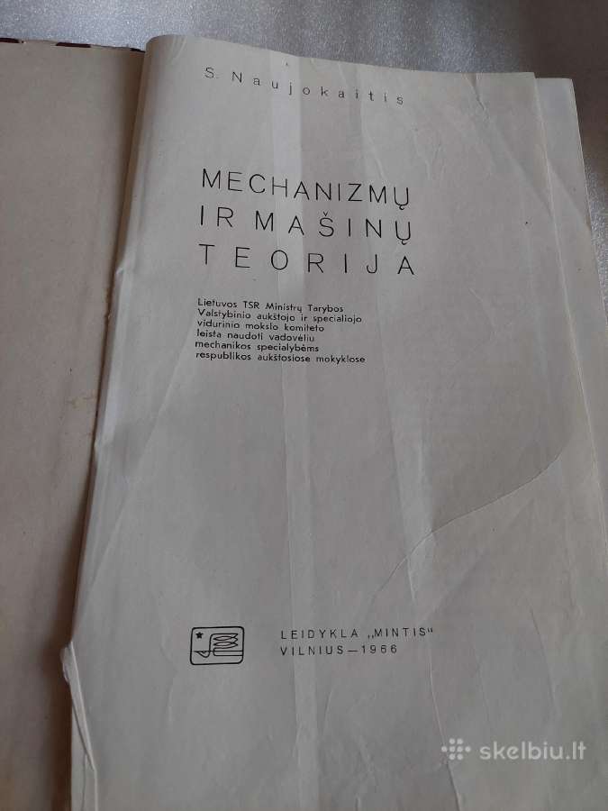 Mechanizmų ir mašinų teorija - nuotraukos Nr. 2