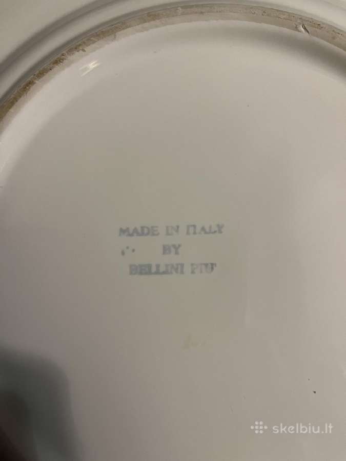 Bellini Piu Itališka lėkštė - nuotraukos Nr. 2