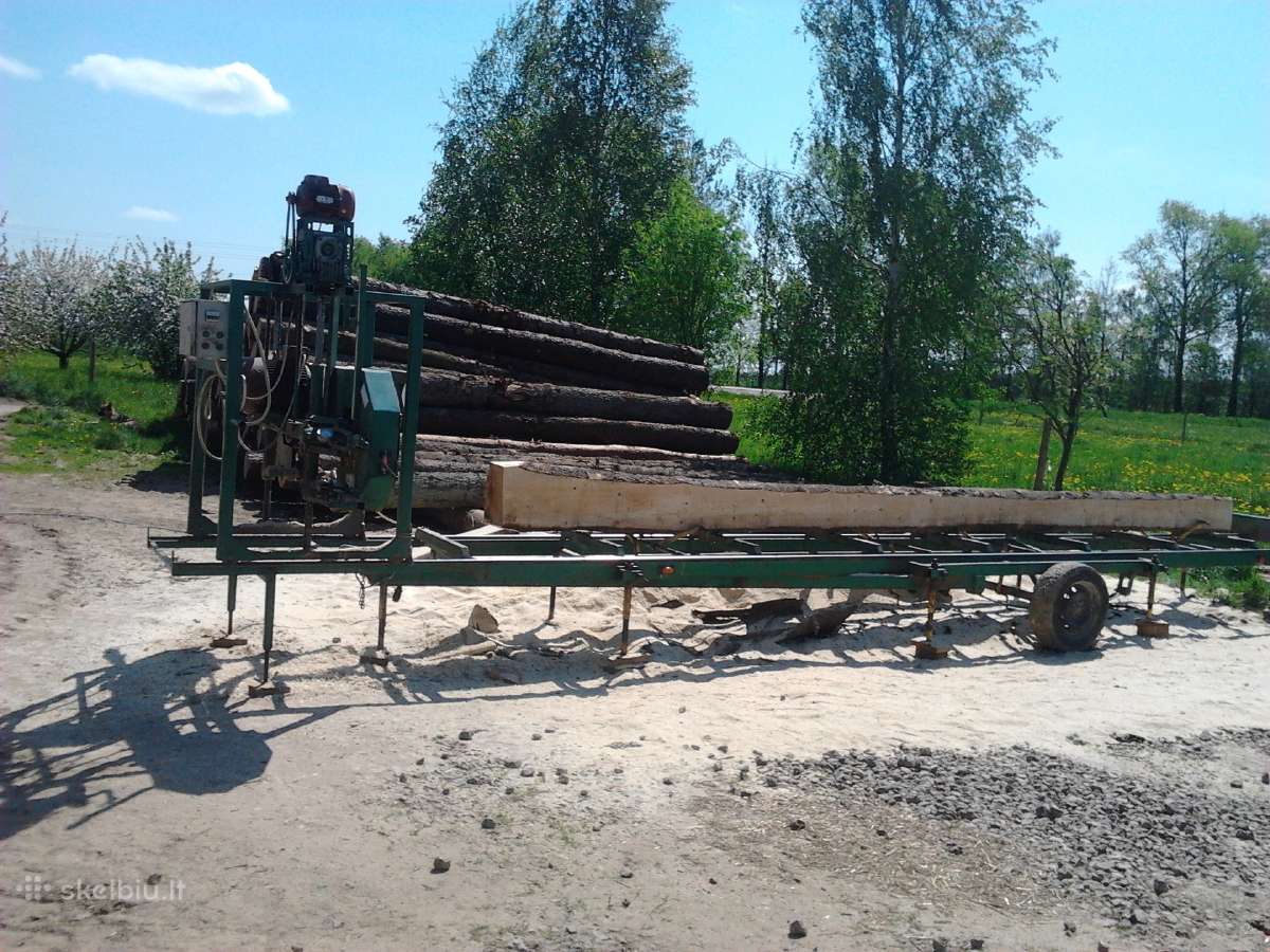 Mobiliu juostiniu gateriu pjauname mediena - nuotraukos Nr. 5