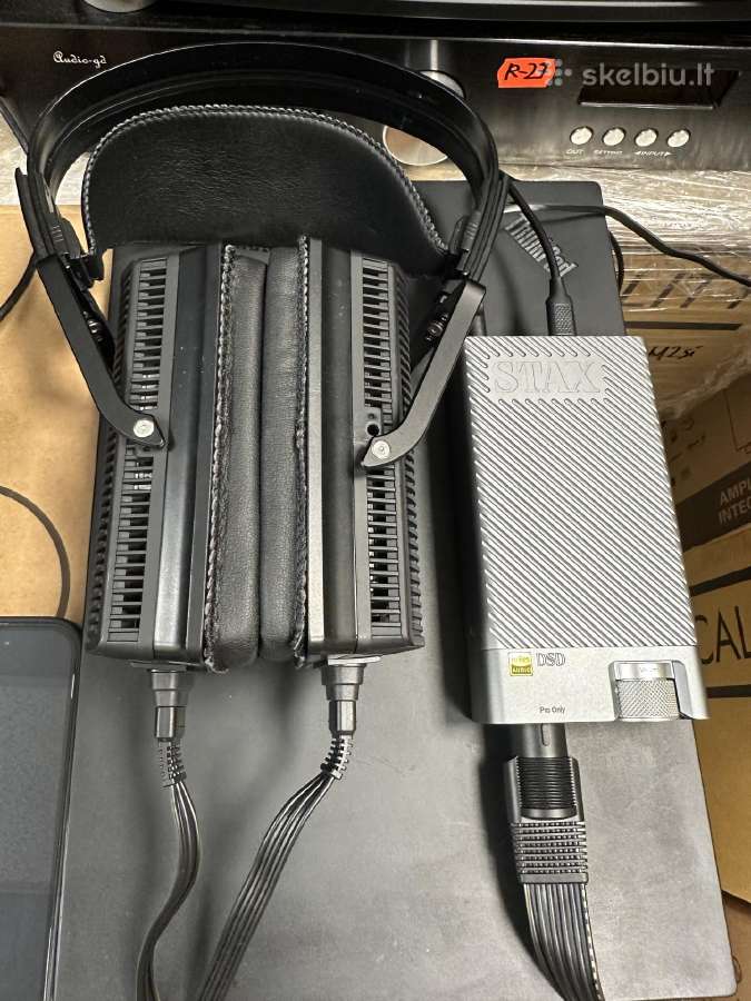 Stax Sr-l700mk2 ausines,portable energizer SRM D10 - nuotraukos Nr. 13