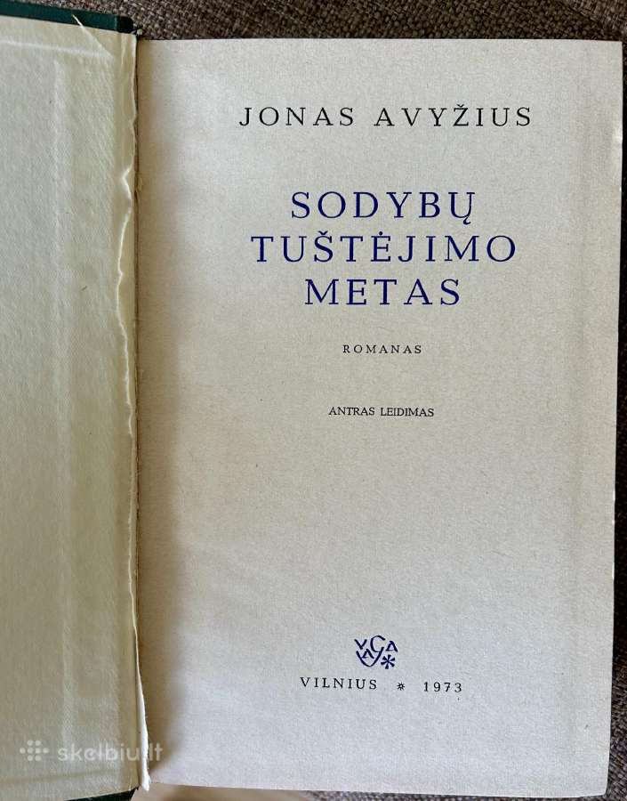 J. Avyzius- Sodybu tustejimo metas, 1973m - nuotraukos Nr. 4
