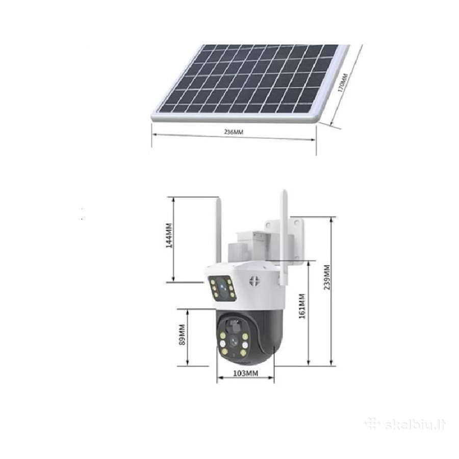 Lauko Ip WiFi stebėjimo kamera su Sim kortele 8mp - nuotraukos Nr. 8