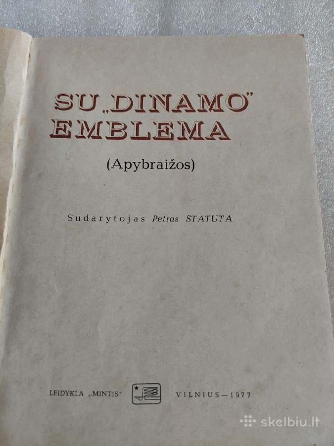 Su "Dinamo" emblema - nuotraukos Nr. 2