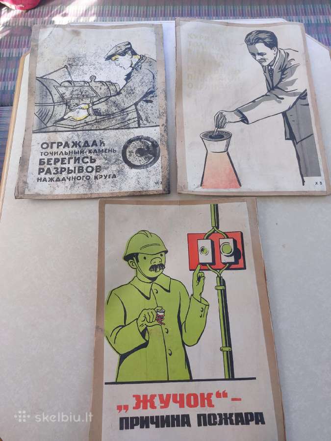 Tarybiniai gamyklos plakatai - nuotraukos Nr. 2