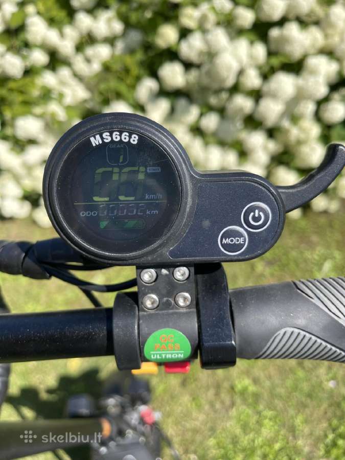 Elektrinis paspirtukas Ultron X3 6000w, juodas - nuotraukos Nr. 3