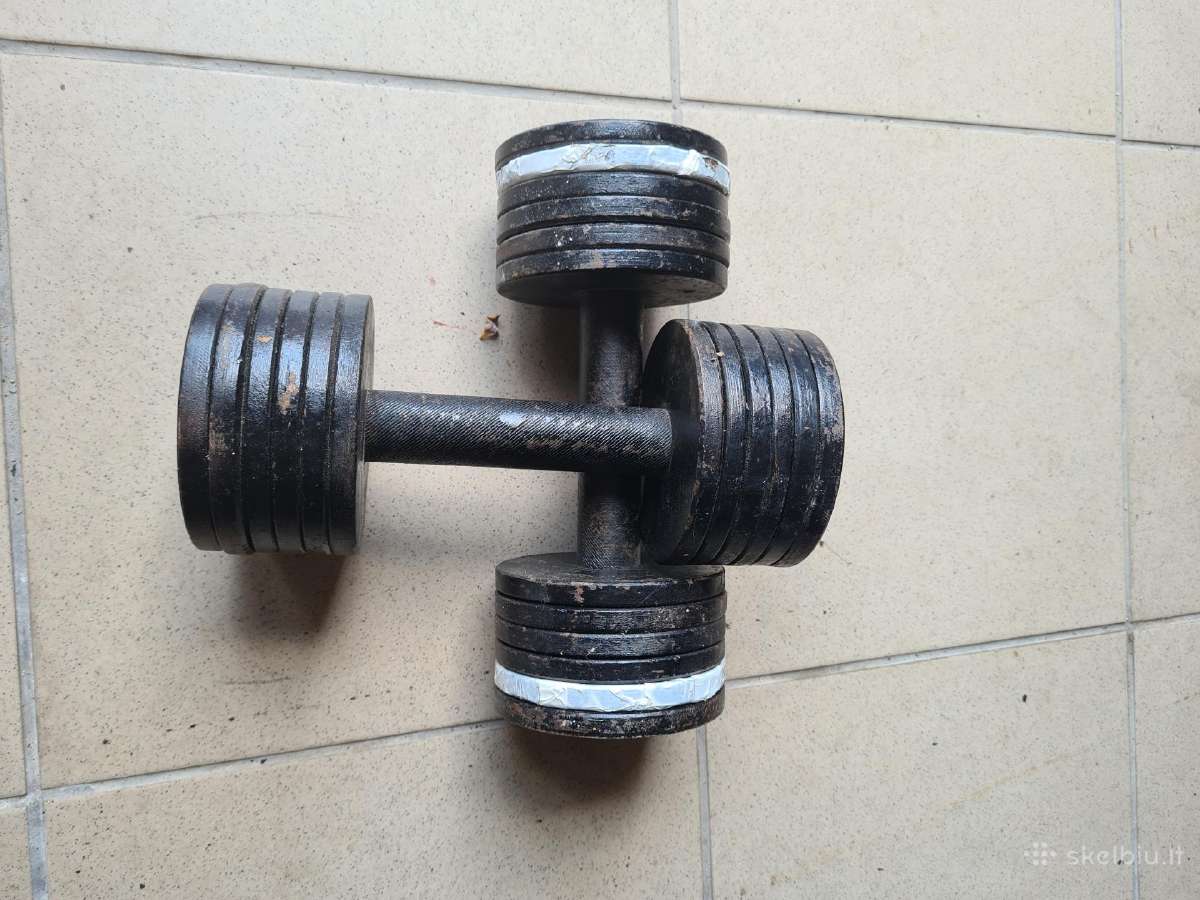 2vnt hanteliu po 8kg