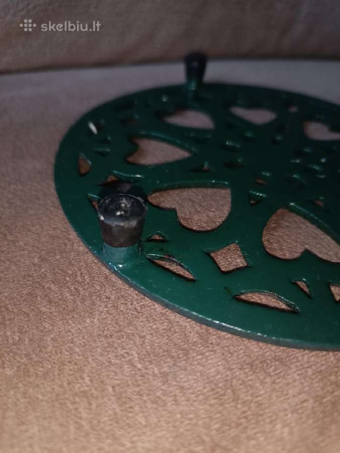 Puodui metalinis padėkliukas ant kojelių - nuotraukos Nr. 4